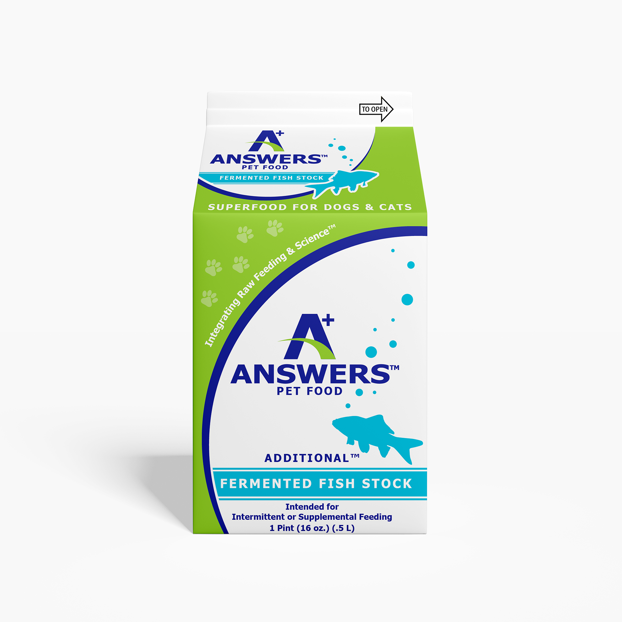Answers Pet Food Power Pours Fermented Fish Stock for Cats and Dogs