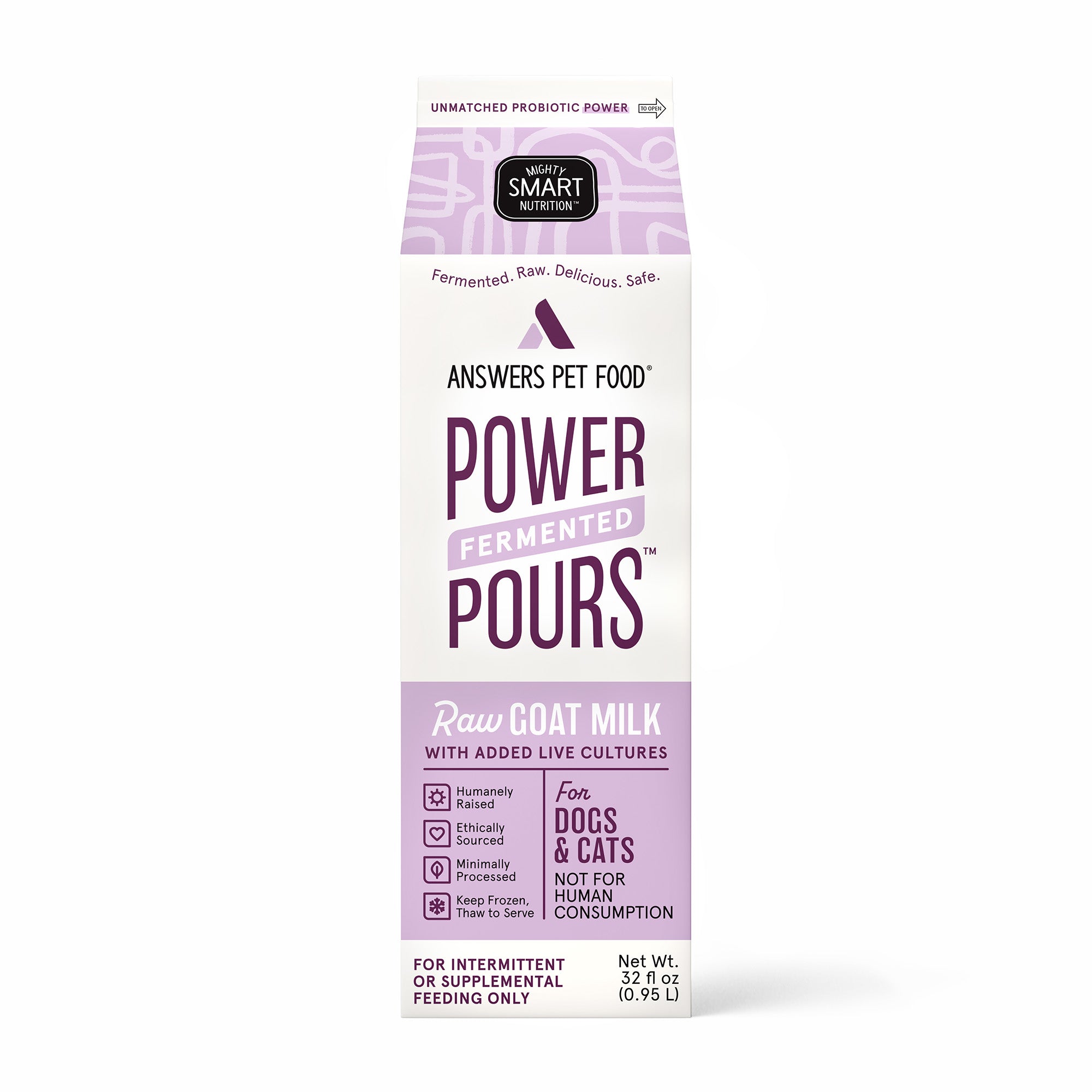 Power Pours Raw Goat Milk