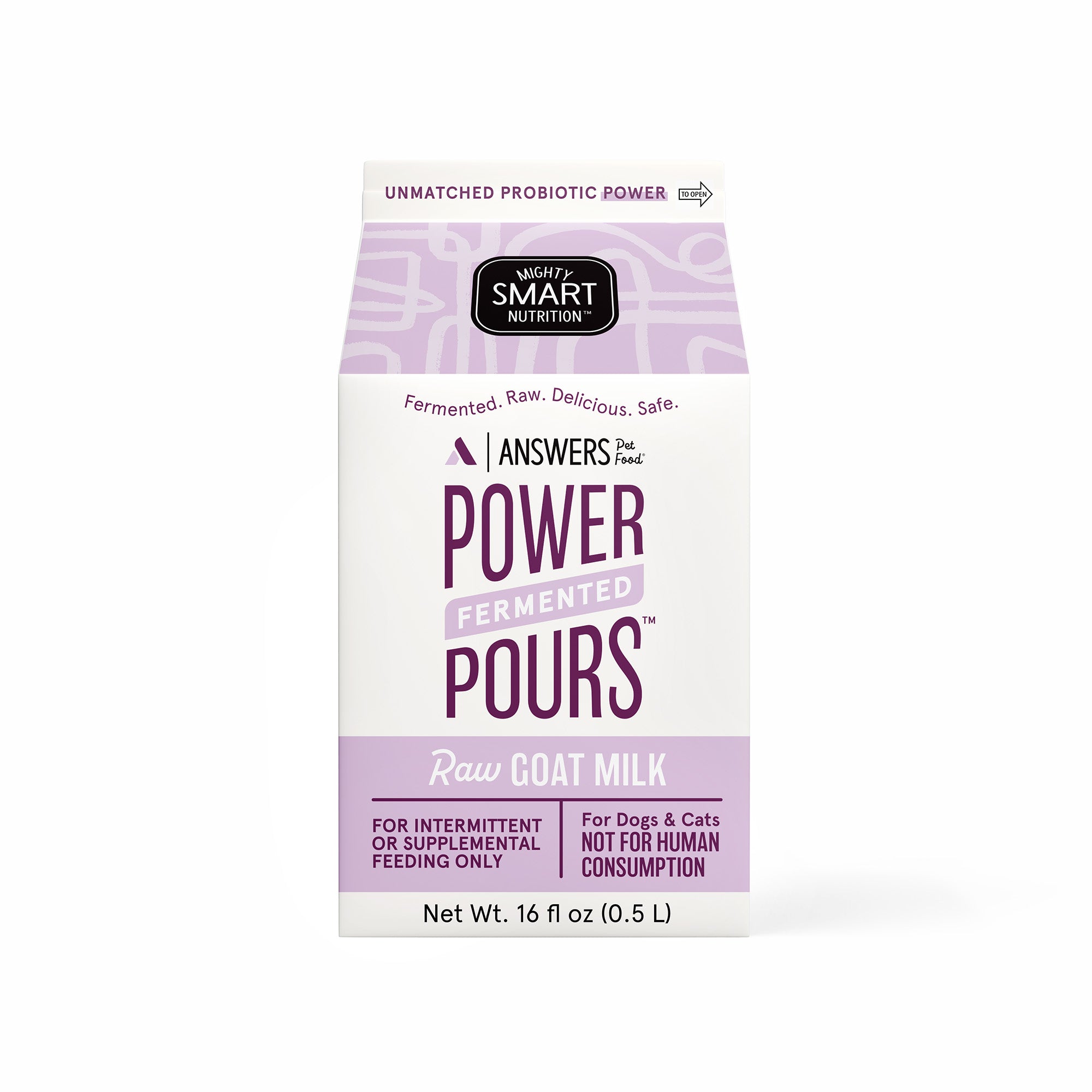 Power Pours Raw Goat Milk